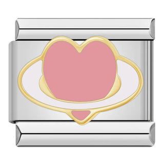 Charm Corazón planeta - Italian Charms