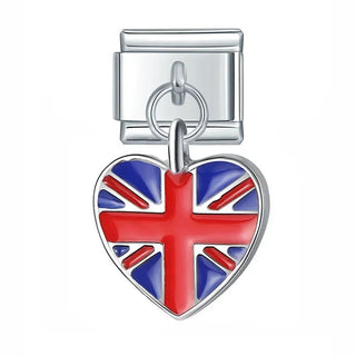 Charm Corazón Reino Unido - Italian Charms