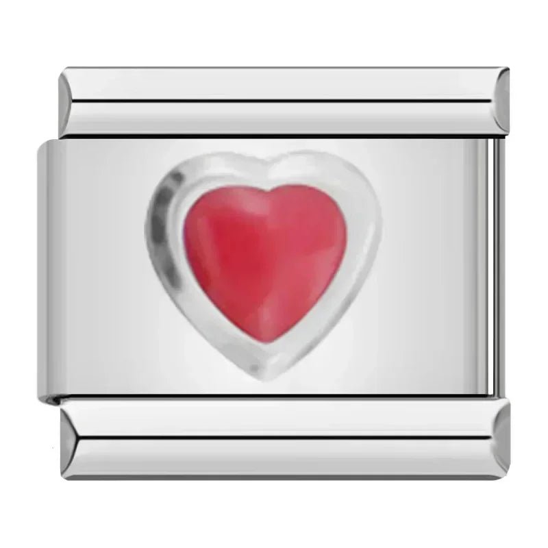 Charm Corazon rojo - Italian Charms