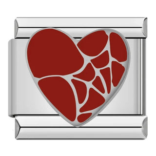 Charm Corazón telaraña - Italian Charms