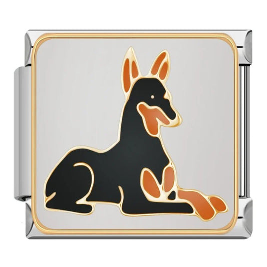 Charm Doberman - Italian Charms