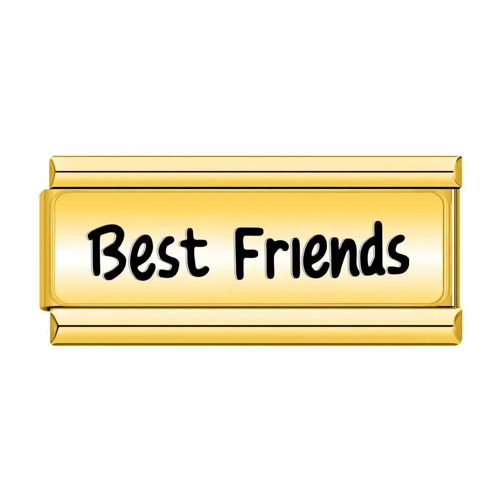 Charm Doble Best Friends - Italian Charms