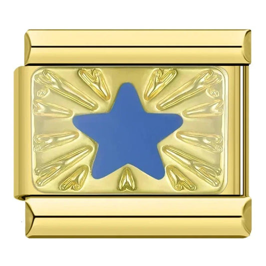 Charm Estrella Azul - Italian Charms