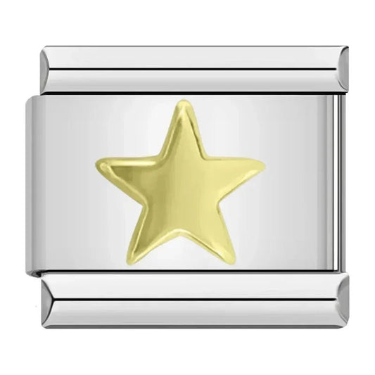 Charm Estrella doarada - Italian Charms