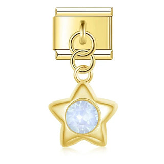 Charm estrella dorada - Italian Charms