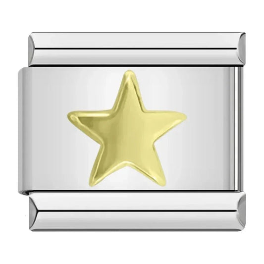 Charm Estrella dorado - Italian Charms