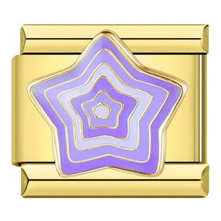 Charm Estrella morada - Italian Charms