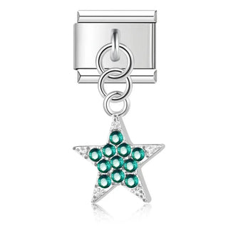 Charm Estrella Turquesa - Italian Charms