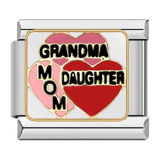 Charm Familia Abuela Mamá - Italian Charms