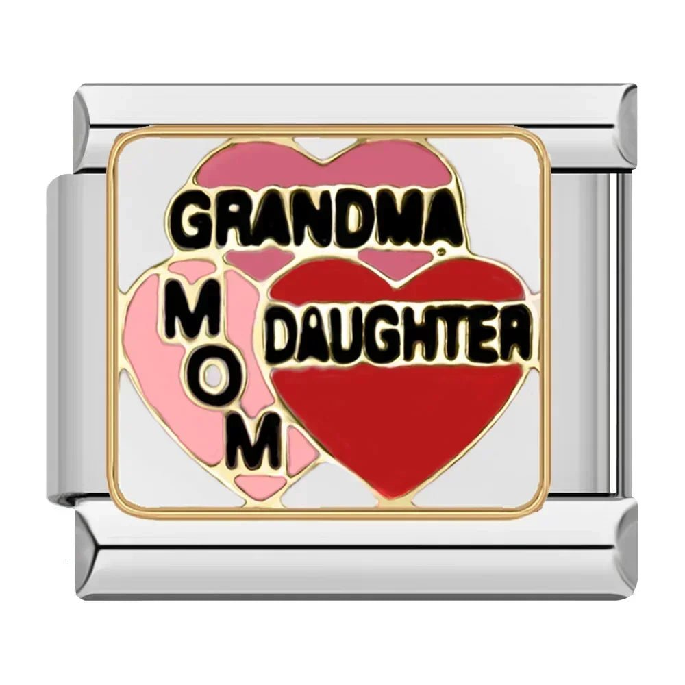 Charm Familia Abuela Mamá - Italian Charms