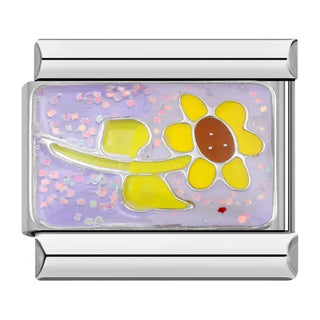 Charm Flor amarilla - Italian Charms