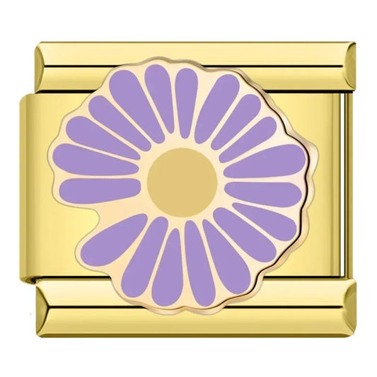 Charm Flor lila - Italian Charms