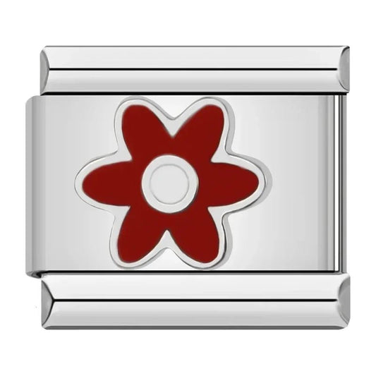 Charm Flor Roja - Italian Charms
