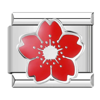Charm Flor Roja - Italian Charms
