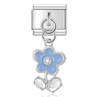 Charm Folgante flor - Italian Charms