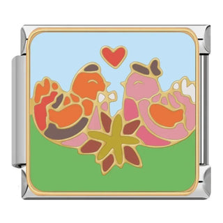 Charm Gallitos Enamorad - Italian Charms