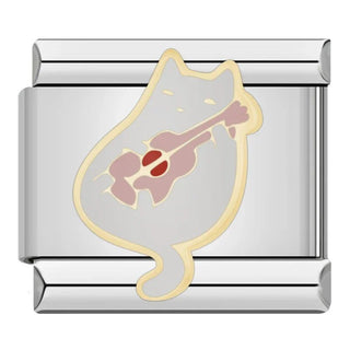 Charm Gato Guitarra - Italian Charms