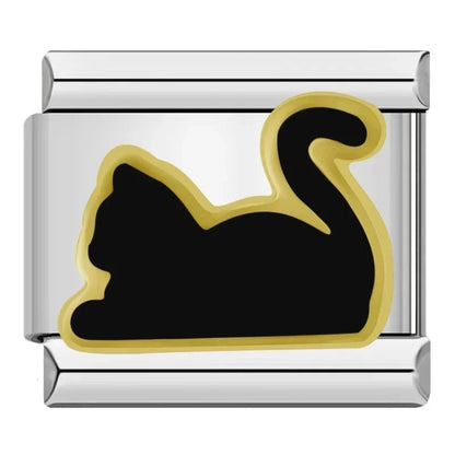 Charm Gato Negro - Italian Charms