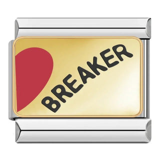 Charm HEART - BREAKER - Italian Charms