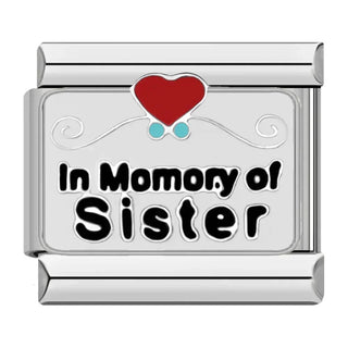 Charm Hermana Memoria - Italian Charms