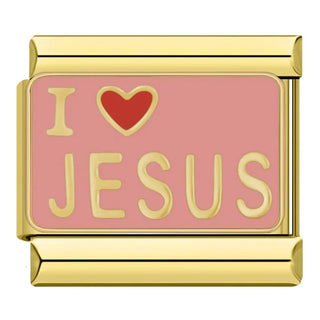 Charm I Love Jesus - Italian Charms