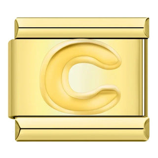 Charm Letra C - Italian Charms