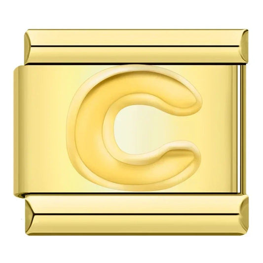Charm Letra C - Italian Charms
