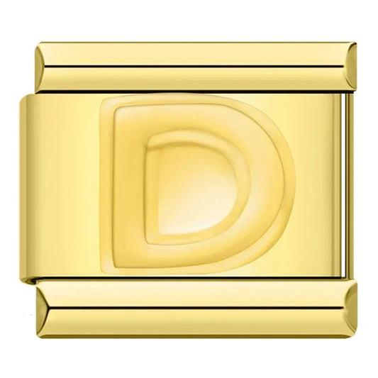 Charm Letra D - Italian Charms