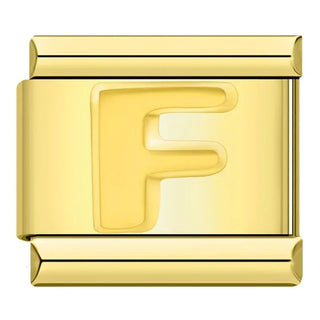 Charm Letra F - Italian Charms