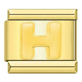 Charm Letra H - Italian Charms
