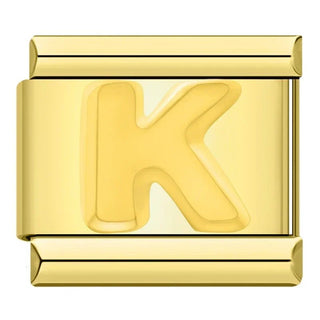 Charm Letra K - Italian Charms