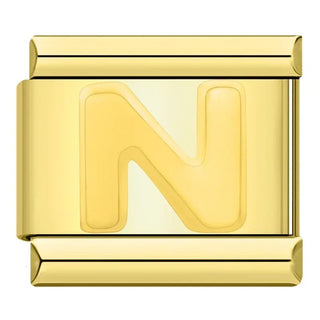 Charm Letra N - Italian Charms