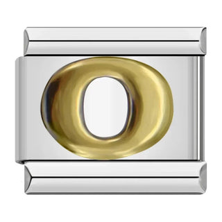 Charm Letra O - Italian Charms
