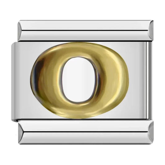 Charm Letra O - Italian Charms