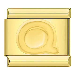 Charm Letra Q - Italian Charms