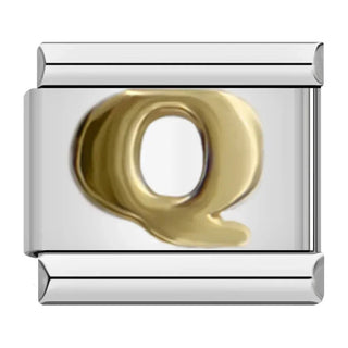 Charm Letra Q - Italian Charms
