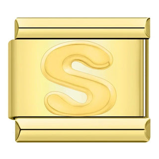 Charm Letra S - Italian Charms