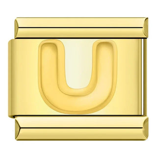 Charm Letra U - Italian Charms