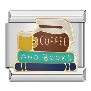 Charm Libros y Cafe - Italian Charms