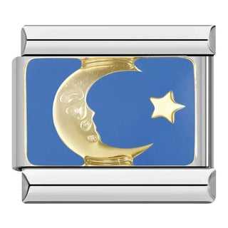 Charm Luna y Estrella - Italian Charms