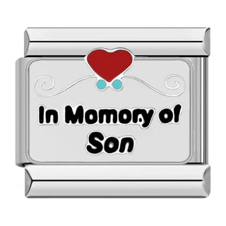 Charm Memoria de un hijo amado - Italian Charms