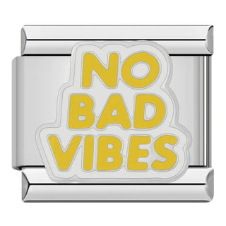 Charm No bad vibes - Italian Charms
