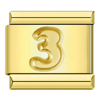Charm Número 3 - Italian Charms