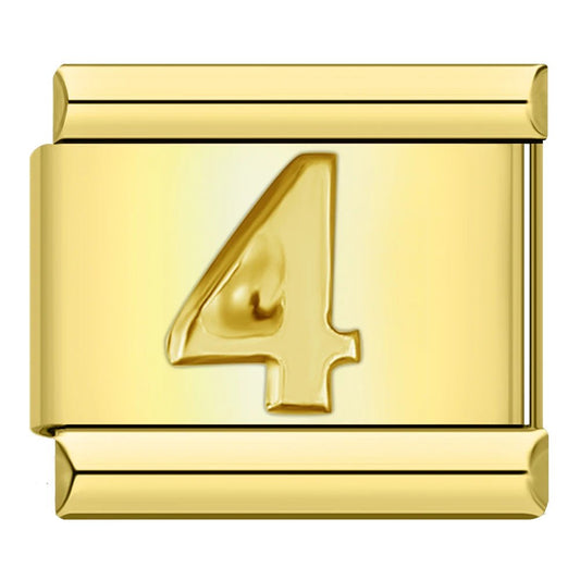 Charm Número 4 - Italian Charms