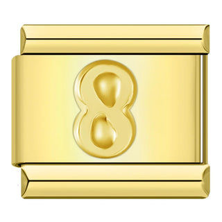 Charm Número 8 - Italian Charms