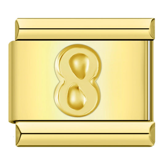 Charm Número 8 - Italian Charms