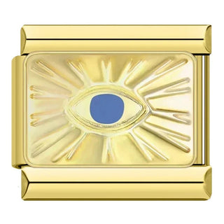 Charm Ojo dorado - Italian Charms