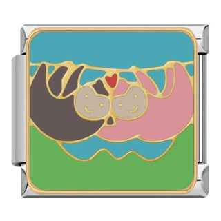 Charm Perezosos Enamorados - Italian Charms