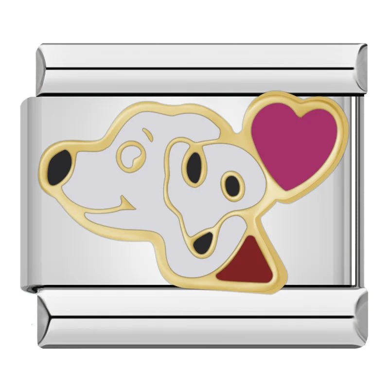 Charm Perrita Corazon - Italian Charms