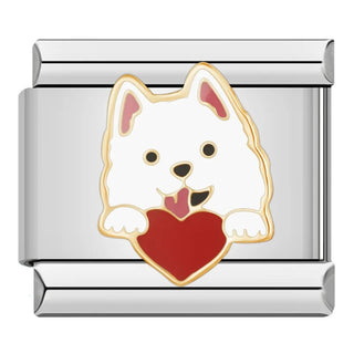 Charm Perrito corazón - Italian Charms